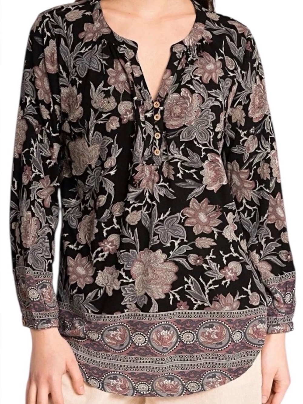 Lucky Brand Floral Tunic